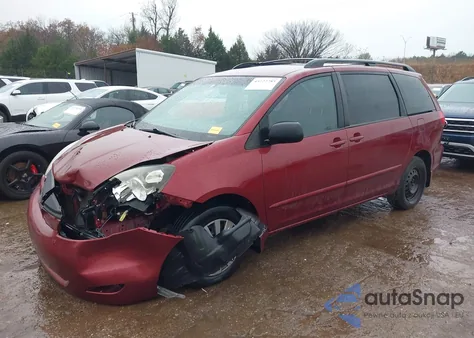 2010 Toyota Sienna Ce from USA, damaged, VIN 5TDKK4CC9AS297154